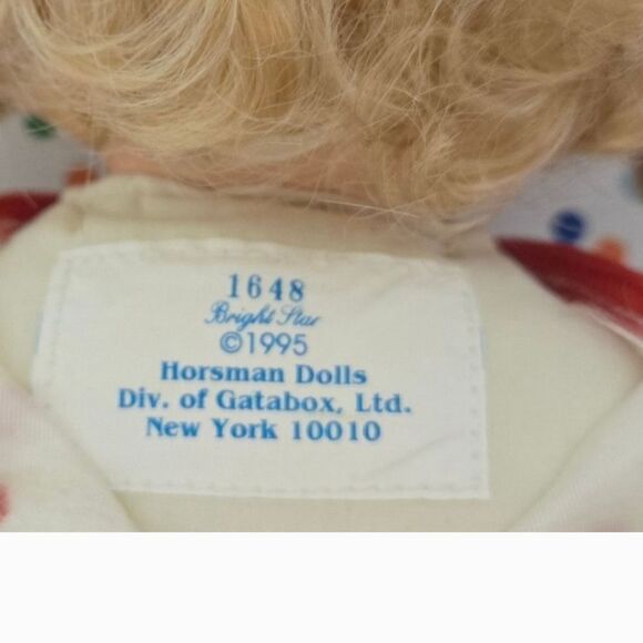 VINTAGE SHINING STAR HORSMAN SHIRLEY TEMPLE DOLL 18 INCHES W/ CERTIFICATE - Picture 7 of 10